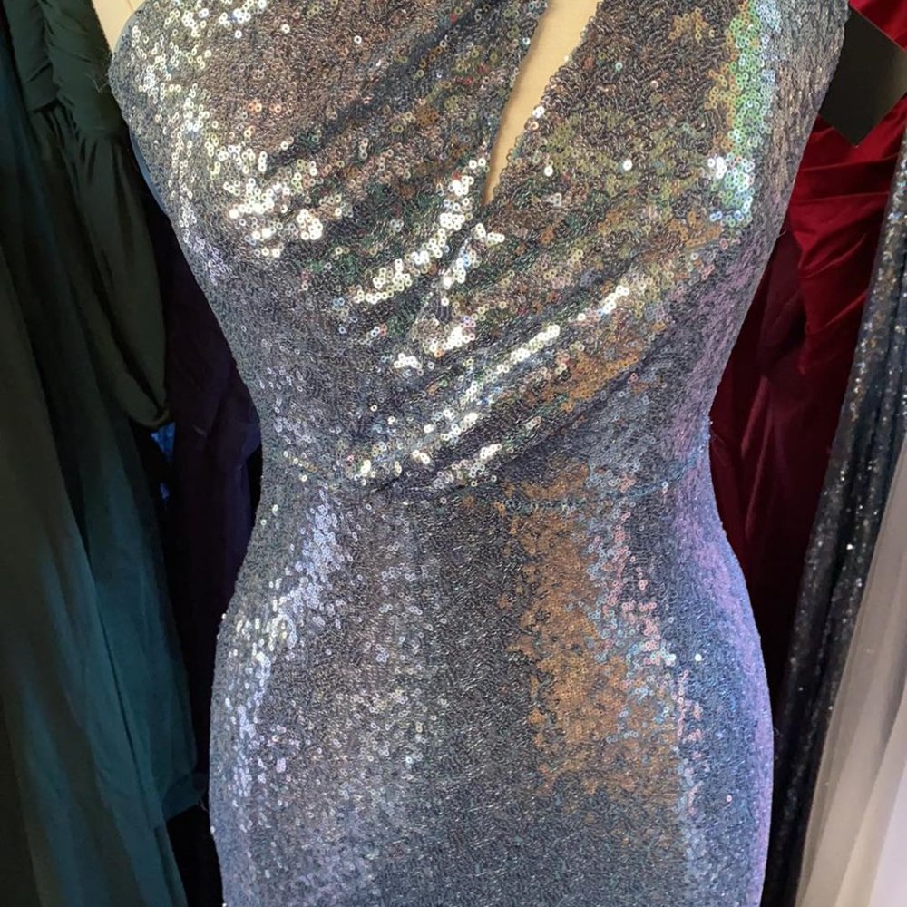 Sequined Maxi Gown - Picture 1 of 16